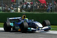 Massa at the 2004 San Marino GP in the Sauber C23