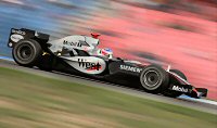 Kimi Raikonnen in the MP4/20 at the 2005 German GP