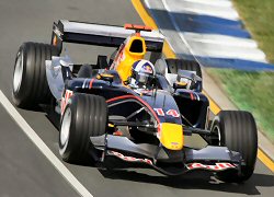 David Coulthard in the RB1 at the 2005 Australian GP