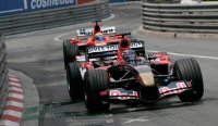 Scott Speed in the 2006 Monaco GP