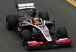 2010 Australian GP: Karun Chandhok in the F110