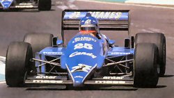 Streiff in a Ligier at 1985 Australian GP