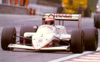 Eddie Cheever in the A10B at the 1988 Belgian GP
