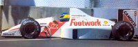 The ill-fated A11C-Porsche of Michele Alboreto at the 1991 US GP
