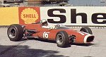 Bruce McLaren at Monaco 1967 in M4B BRM