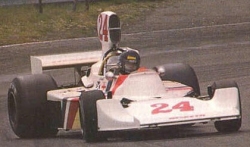 James Hunt in the 308B at the 1975 Dutch GP