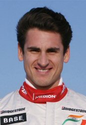 Adrian Sutil 2008 team portrait